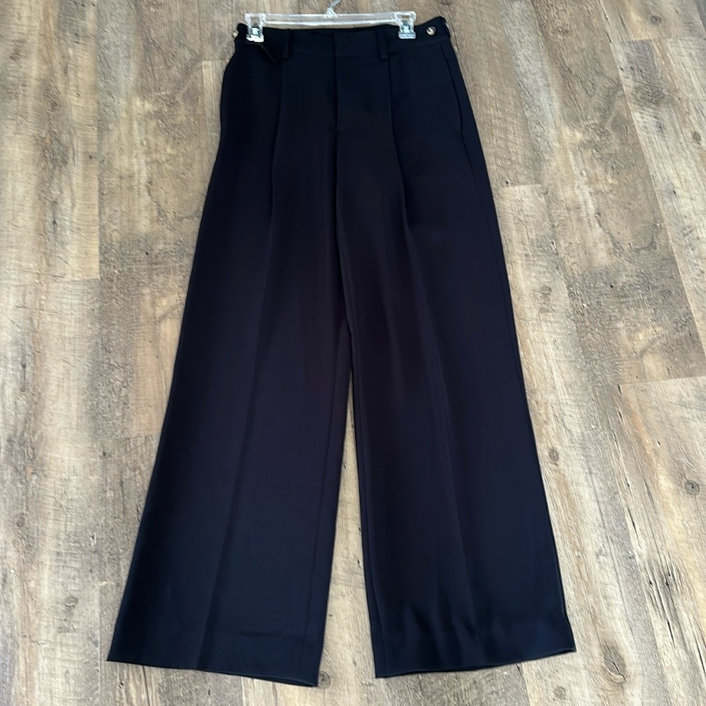 Vince stretchy wide leg dress pants